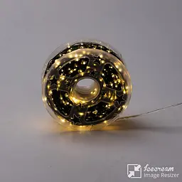 Гірлянда Роса нитка 1000 LED довжина 100 м із пультом від мережі зелена, жовтий - мініатюра 12