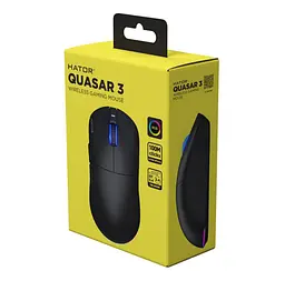 Ігрова миша HATOR HTM-730 Quasar3 Wireless ESports Gaming 12000dpi 35G Black - мініатюра 6