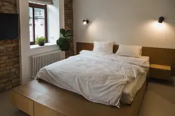Комплект постільної білизни Ecotton полуторний 150х215 см готельний із Страйп-сатину з 1 наволочкою білий полоска 2х2 см (25112) - мініатюра 7