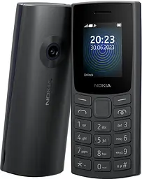 Мобільний телефон Nokia 105 SS 2023 (no charger) Charcoal