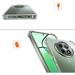 Панель BeCover Anti-Shock для Realme 13 5G Clear (712789) - мініатюра 3