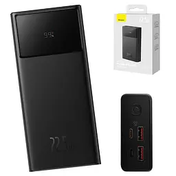 Зовнішній акумулятор Baseus Star-Lord Digital Display 30000mAh 22.5W PPXJ060101 чорний - мініатюра 3