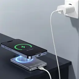 Power Bank Essager Cross-Border Magnetic 5000mAh 20W KR-W002 (EDY5K-YJ0A-Z) Grey UA - мініатюра 6