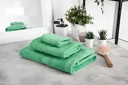 Рушник Soho Basic Olive 70х140 см зелений (70*140 Basic Olive) - мініатюра 2