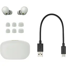 Навушники TWS Sony WF-1000XM5 Silver (WF1000XM5S.CE7) - мініатюра 9