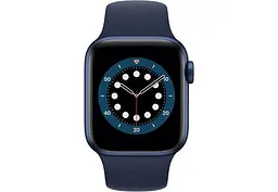 Смарт-годинник Apple Watch Series 6 GPS + Cellular 44mm Blue Aluminum Case with Deep Navy Sport Band [M07J3] [59337] - мініатюра 3