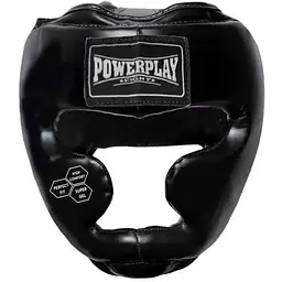 Боксерський тренувальний шолом Power Play 3043, Black тренувальний - S