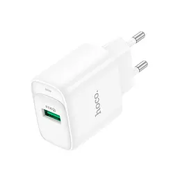 Зарядний пристрій Hoco C140A USB 18W 5V/3A QC3.0 White (36294_3607261)