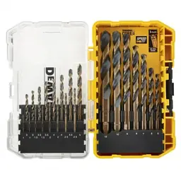 Набір свердл DeWALT по металу Black&Gold HSS-G, 23 шт, кейс Tough Case (DT70729) - мініатюра 2