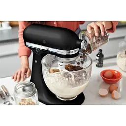 Планетарний міксер KitchenAid Artisan 4.8 л чорний (5KSM125EOB) - мініатюра 7