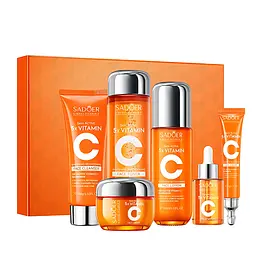 Подарунковий набір косметики по догляду за шкірою обличчя Sadoer Skin Active 5 x Vitamin 6 в1 (SD08060)