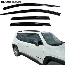 Дефлектори вікон вітровики для Jeep Ranegade 2014- 4 шт (Auto Clover)