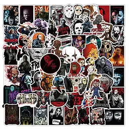 Стікерпак Хорор Набір наклейок GeekLand Horror 100 штук - мініатюра 2