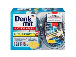 Таблетки для очищення пральних машин DENKMIT 60шт проти вапняного нальоту