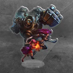Акрилова колекційна фігурка Чемпіон League of Legends Вай, Джинкс и Бліцкранк 15 см - мініатюра 2