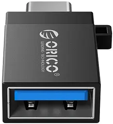 Адаптер для підключення пристроїв Orico Type-C - USB 3.0 Black (CBT-UT01-BK-BP) - мініатюра 5