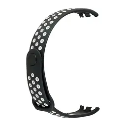 Ремінець Nike Sport Mi Band 8/9/10 Black White