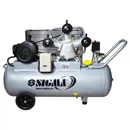 Компресор ремінний трьохциліндровий Sigma 380 В 3 кВт 610 л/хв 10 бар (7044711)