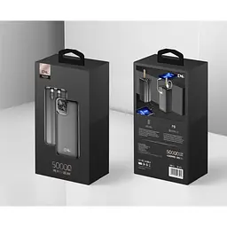 Зовнішній акумулятор - портативна батарея King Power KPG-501 50000mah 22.5W QC3.0 LED 2 in 1 - мініатюра 4