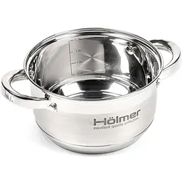 Набір каструль з кришками Holmer CS-11052-SS (CS-11052-SS) - мініатюра 4