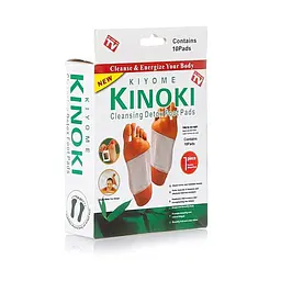Пластирі Kinoki, детокс-пластирі для виведення токсинів, 20 штук (2 упаковки по 10 шт) - мініатюра 4