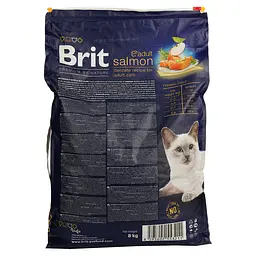 Сухий корм для котів Brit Premium Nature Cat Adult Salmon з лососем 8 кг - мініатюра 3