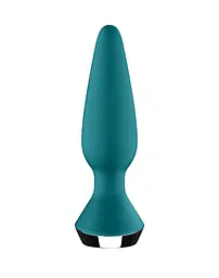 Анальна пробка з вібрацією Satisfyer Plug-ilicious 1, 14 см (зелений) - мініатюра 5