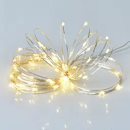 Електрогірлянда Yes! Fun нитка на мідному дроті 60 LED статична 6 м тепло-біла (975030) - мініатюра 3