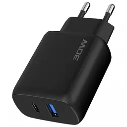 Зарядний пристрій Proove Silicone Power 2 30W (Type-C + USB) + Cable Type-C to Type-C (1m) black (WCSP23011001) - мініатюра 4