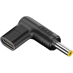 Перехідник живлення для ноутбуків PDType-C DC19.5V, 5.5 x 2.5 мм (універсальний: Acer,HP,Fujitsu,Toshiba)