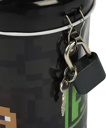 Скарбничка кругла Yes Minecraft Heroes 13х7,6 см металева (708577) - мініатюра 4