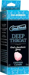 Спрей для мінету Doc Johnson GoodHead DeepThroat - Cotton Candy 59 мл (м'яте паковання!!!) - мініатюра 3