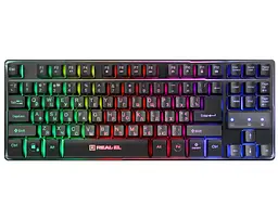 Ігрова клавіатура REAL-EL Gaming 8710TKL Backlit USB - мініатюра 1