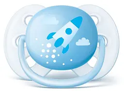 Пустушка Philips Avent Ultra Soft, 0-6 місяців для хлопчика, 2 шт. (SCF222/20) - мініатюра 2