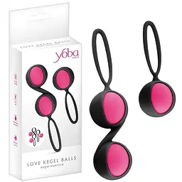Вагінальні кульки Yoba Love Kegal Balls, 3 шт (рожевий)