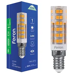 Лампа свiтлодiодна Feron LB-433 5Вт Е14 4000K (25899)