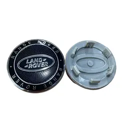 Ковпак колеса Land Rover чорний+хром 62мм пластик 1шт OEM LR173024 (ковпачок)