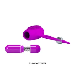 Затискачі для сосків - Pretty Love Bancroft Nipple Vibrator Purple - мініатюра 2