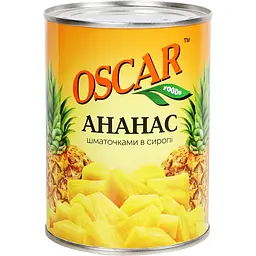Ананаси Оscar шматочками 580 мл (231870) - мініатюра 2
