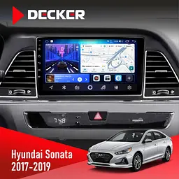 Штатна магнітола Hyundai Sonata 2017-2019 CAN Decker D9-006 4x64, 4G Decker (НФ-00003638)