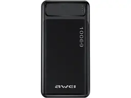 Зовнішній акумулятор (Power Bank) Awei P5K 10000mAh Black