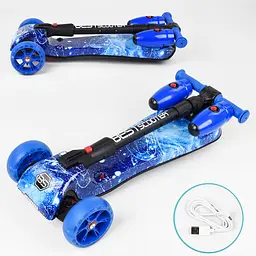 Самокат дитячий Best Scooter 60х82х64 см Синій 000231577 - мініатюра 2