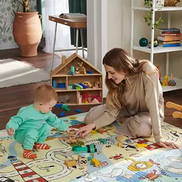 Двосторонній килимок Kinderkraft Matty 2 147x197 см KPMATT200000000 (00-00305204) - мініатюра 12