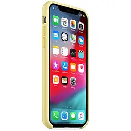 Чохол-накладка Toto Silicone Case Apple iPhone X/XS Yellow - мініатюра 3