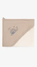 Рушник Unisex з кутком для малюка Ramel 319 80х90 см Бежевий (2000999332197) - мініатюра 3
