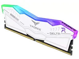Пам'ять для настільних комп'ютерів Team 32 GB (2x16GB) DDR5 6000 MHz T-Force Delta RGB White (FF4D532G6000HC38ADC01) - мініатюра 2