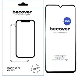 Скло захисне BeCover Honor X7a 10D Black (711334) - мініатюра 2