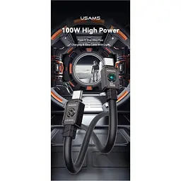Кабель Usams US-SJ684 USB-C to USB-C 100W 1.2m Orange (SJ684USB04) [153993] - мініатюра 3