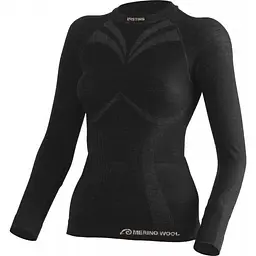 Термофутболка Lasting Watala L/XL Чорний-Сірий