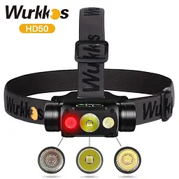Налобний ліхтар Wurkkos HD50 + акумулятор 5000 мАг - мініатюра 5